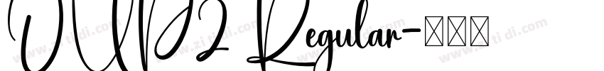 OUP2 Regular字体转换